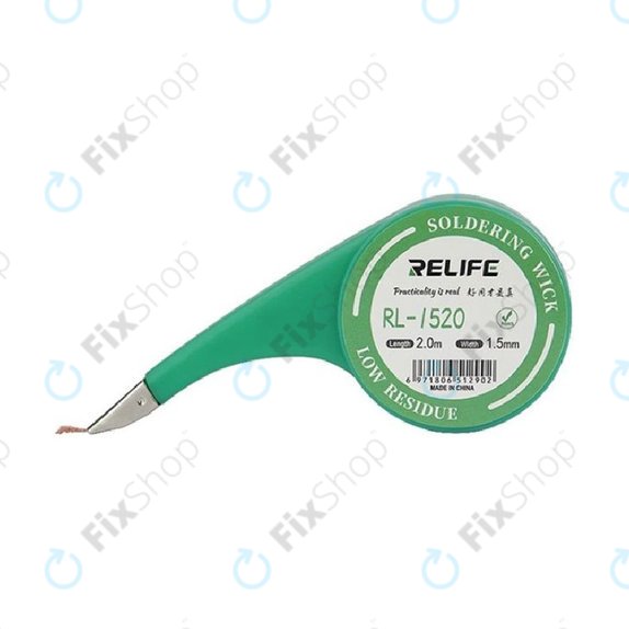 Relife RL-1520 - Pájecí Knot pro Odstranění Přebytečného Cínu (1,5 mm)