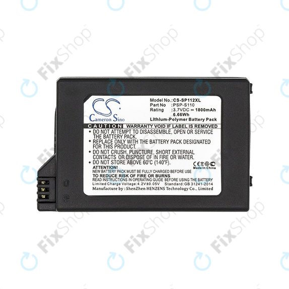 Sony Playstation Portable 2000 - Baterie PSP-S110 1800mAh HQ