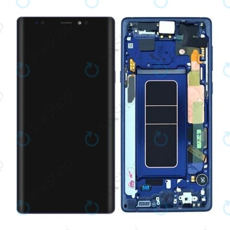 Samsung Galaxy Note 9 N960U - LCD Displej + Dotykové Sklo + Rám (Ocean Blue) - GH97-22269B, GH97-23737B, GH97-22270B Genuine Service Pack