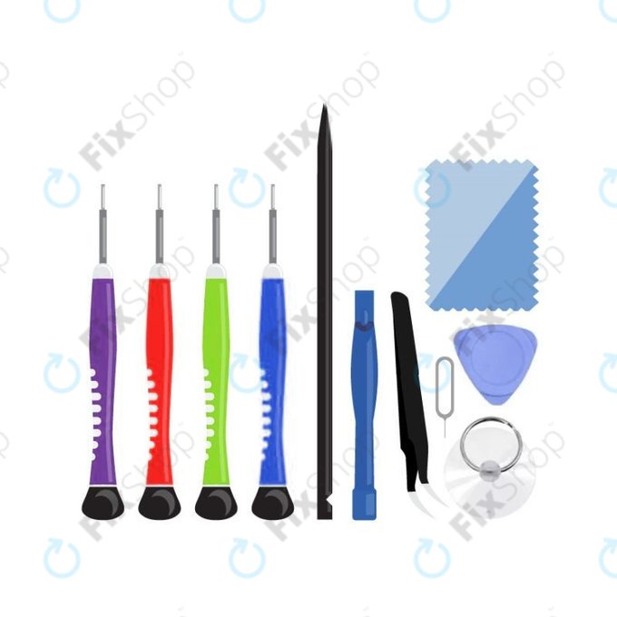 FixPremium - Kompletní Set Nářadí pro Montáž Mobilních Telefonů 11v1