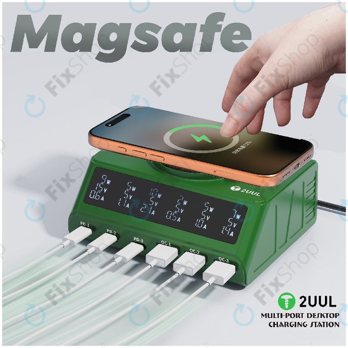 Stolní víceportová nabíječka, 2UUL PC11