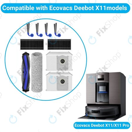 Ecovacs X11 Pro, X11 - Kompletní set