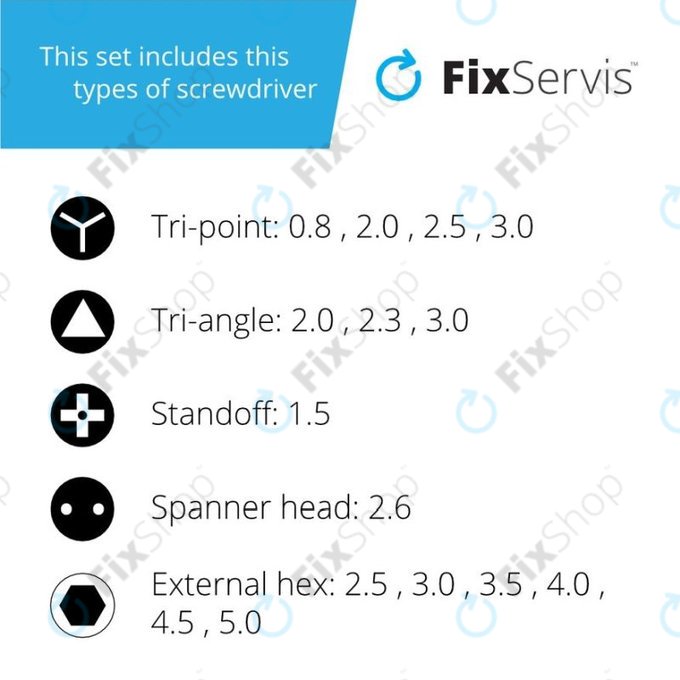 Jakemy JM-8163 - Sada Servisního Nářadí pro Servis Elektroniky 62v1