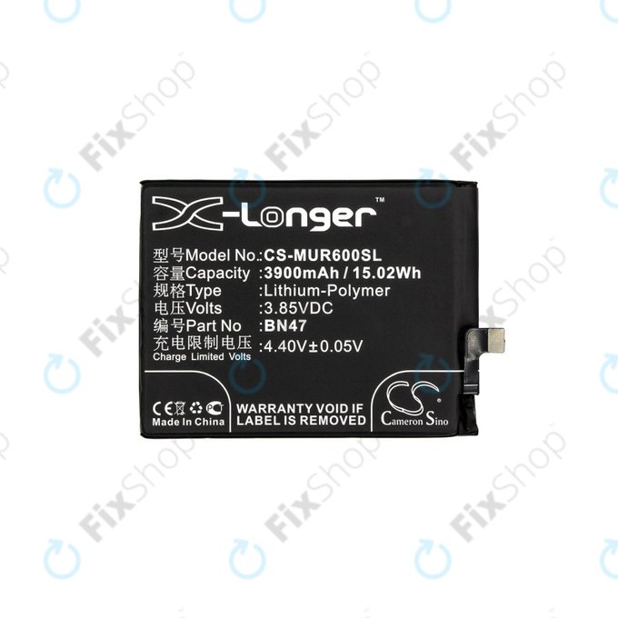 Xiaomi Mi A2 Lite (Redmi 6 Pro) - Baterie BN47 3900mAh HQ