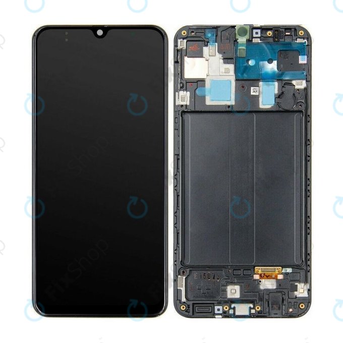 Samsung Galaxy A30 A305F - LCD Displej + Dotykové Sklo + Rám OLED