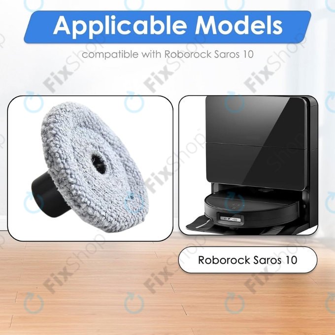 Boční mopovací útěrka, 2 ks pro Xiaomi Roborock Saros 10