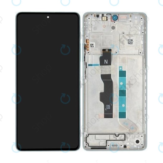 Xiaomi Redmi Note 13 5G 2312DRAABC - LCD Displej + Dotykové Sklo + Rám (Ocean Teal) - 5600030N1700 Genuine Service Pack