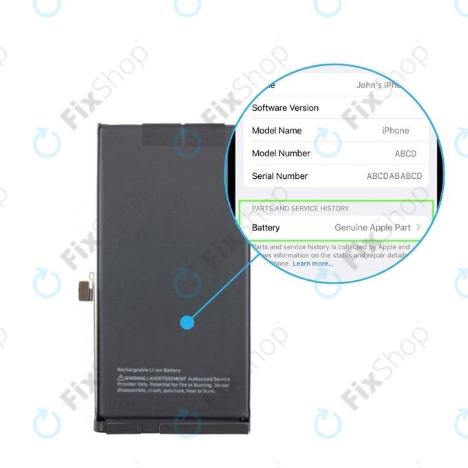 Baterie pro iPhone 15 | 661-35885 | 3349mAh | Genuine Apple
