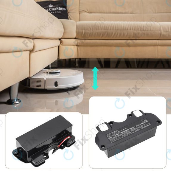 Baterie pro ETA 4228 Navaggio Profi, 5200mAh, Li-Ion, 14.4V, 4228 00100, HQ