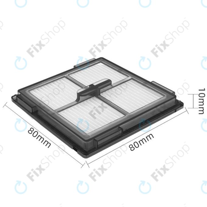 HEPA filtr, 2 ks pro Roborock Q10 VF, Q10 VF+, Q10 V, Q10 V+, Q10 S5, Q10 S5+