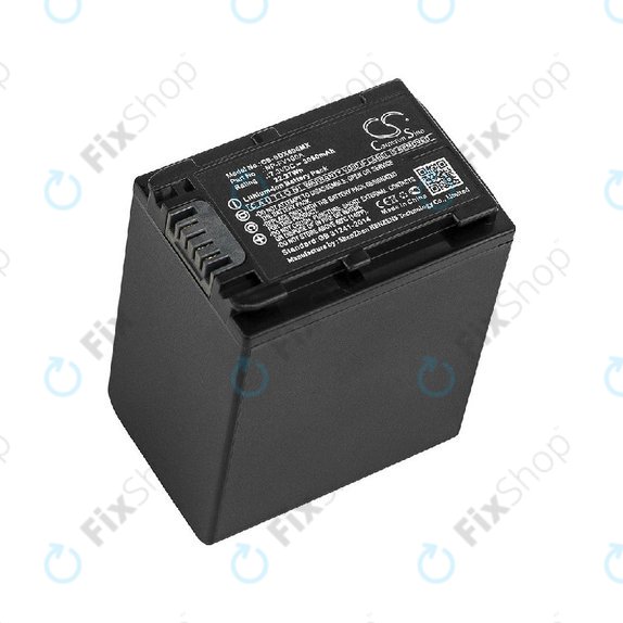 Baterie pro Sony Fdr-Ax33, Sony Fdr-Ax40, 3050mAh, Li-Ion, 7.3V, NP-FV100A, HQ