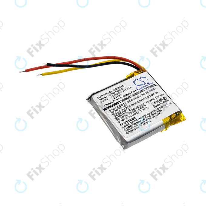 Baterie pro JBL Everest Elite 300, E45BT, E55BT, Live 650BT NC, 610mAh, Li-Pol, 3.7V, GSP753030, HQ