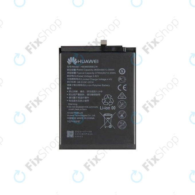 Huawei Honor Play. Mate 20 Lite, Nova 3, P10 Plus, Nova 5T, View 10 - Baterie HB386589ECW 3750mAh - 24022732, 24022731, 24022209 Genuine Service Pack