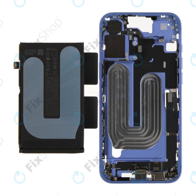 Střední Rám s Baterií pro iPhone 16 Plus | Blue | ZD076-00687 | Genuine Apple