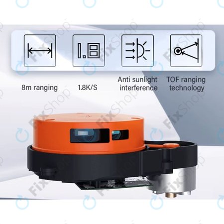 Xiaomi Roborock S4 Max, S5, S5 Max, S6, S6 MaxV, S6 Pure, S7, Mijia 1S - Laserový snímač vzdálenosti