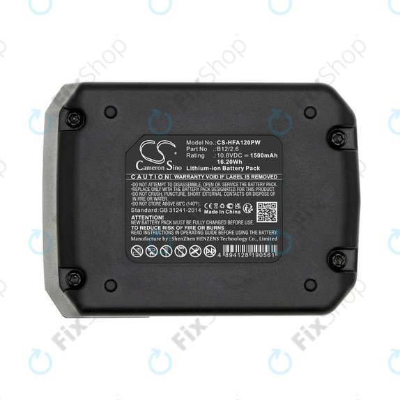 Baterie pro Hilti PR 2-HS A12, 1500mAh, Li-Ion, 10.8V, B12/2.6, B12/4.0, 2077977, HQ