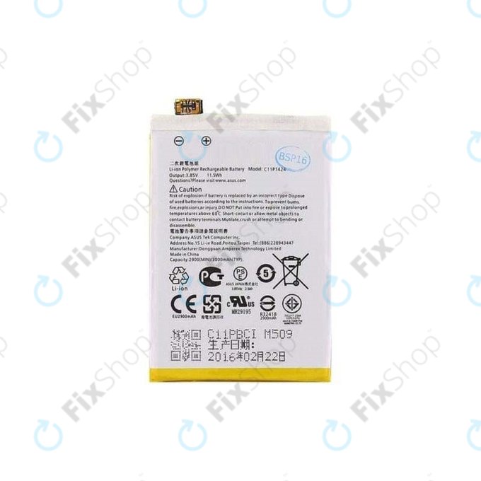Asus Zenfone 2 ZE551ML, Zenfone Go ZB552KL, Zenfone 2 ZE550ML, Zenfone 2 Z00AD, Zenfone 2 Z008D - Baterie C11P1424 3000mAh