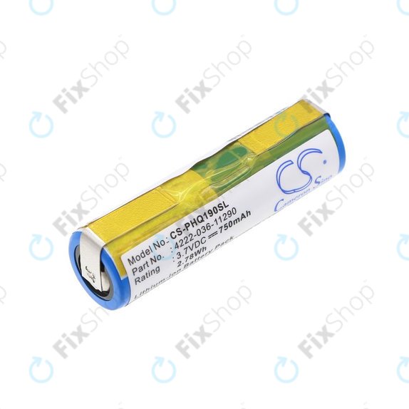Baterie pro Philips 8895XL, 750mAh, Li-Ion, 3.7V, 036-11290, HQ