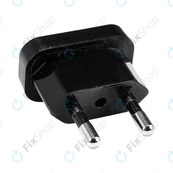 220V Napájecí adaptér z US do EU (Černý)