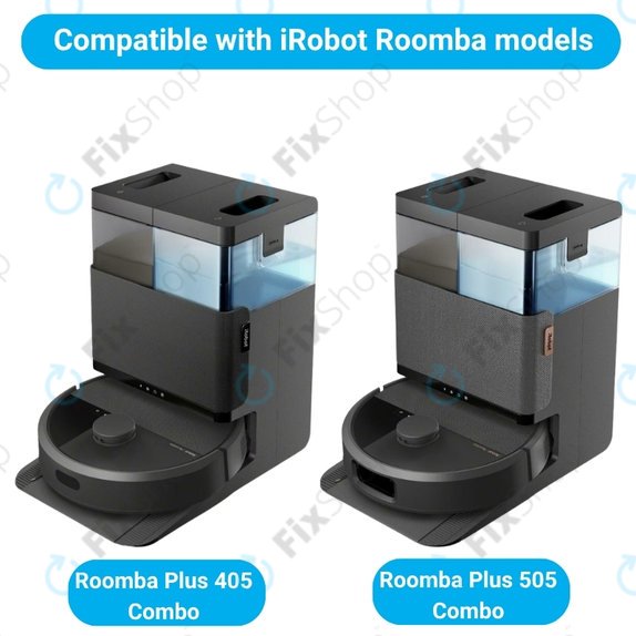 Sada náhradních dílů pro iRobot Roomba Plus 405 Combo, 505 Combo (1x Hlavní kartáč, 2x Filtr, 2x Boční kartáč)