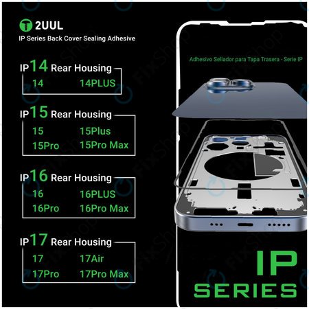 Těsnicí Lepka pod Zadní Sklo Adhesive pro iPhone 16 Plus, 2UUL BA16PS