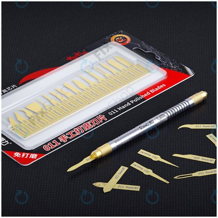 QianLi ToolPlus 011 - Sada Ručně Leštěných Čepelí s Rukojetí 16v1