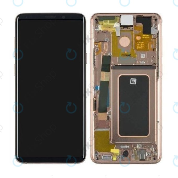 Samsung Galaxy S9 Plus G965F - LCD Displej + Dotykové Sklo + Rám (Sunrise Gold) - GH97-21691E, GH97-21722E, GH97-21692E Genuine Service Pack