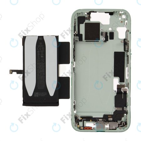 Střední Rám s Baterií pro iPhone 15 | Green | ZD076-00673 | Genuine Apple