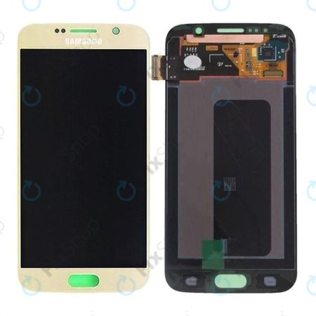 Samsung Galaxy S6 G920F - LCD Displej + Dotykové Sklo (Gold Platinum) - GH97-17260C Genuine Service Pack