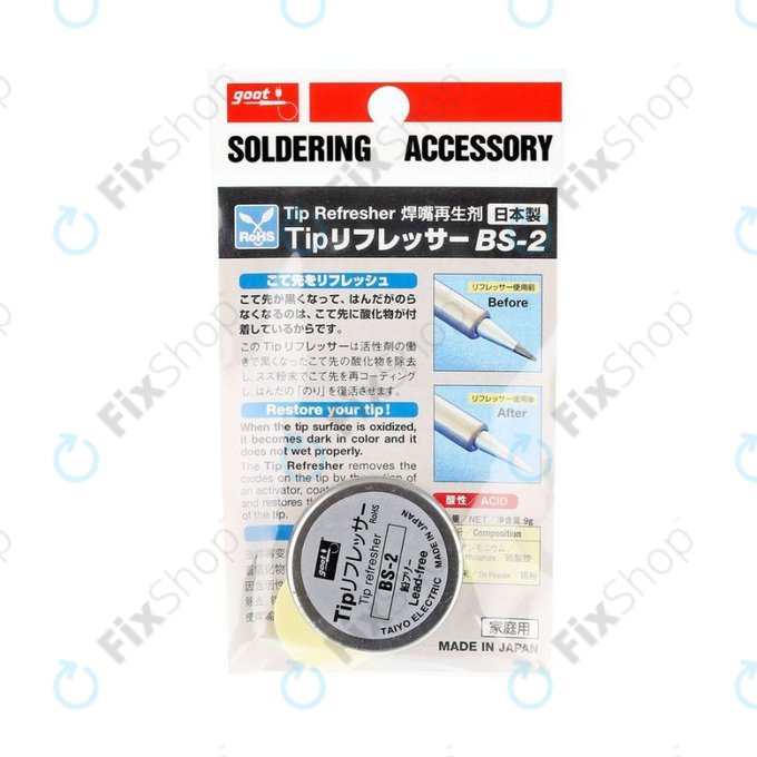 Goot BS-2 - Aktivátor pro Pájecí Hroty