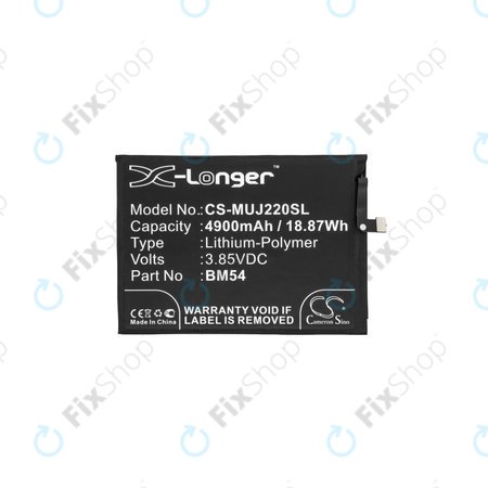 Xiaomi Redmi Note 9T 5G - Baterie BM54 4900mAh HQ