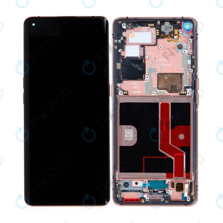 Oppo Find X2 Pro - LCD Displej + Dotykové sklo + Rám (Orange) - 5D68C21151 Genuine Service Pack