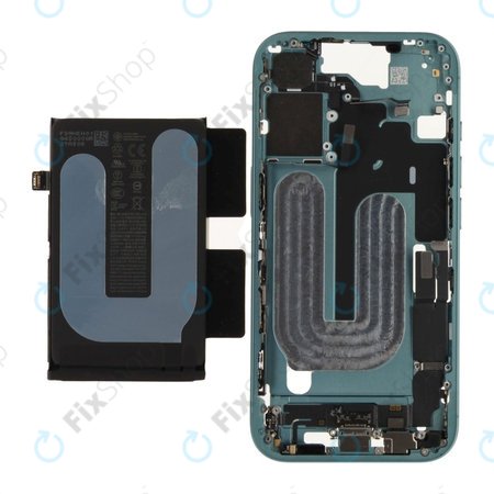 Střední Rám s Baterií pro iPhone 16 | Green | ZD076-00683 | Genuine Apple