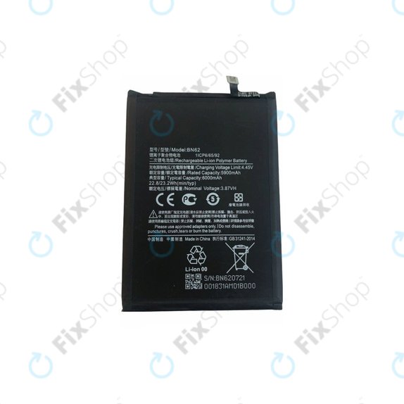 Xiaomi Redmi 9T - Baterie BN62 6000mAh