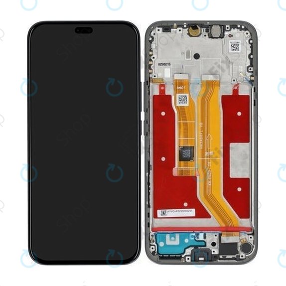 Honor 400 Lite - LCD Displej + Dotykové Sklo + Rám (Velvet Black) - 0235ANTF Genuine Service Pack