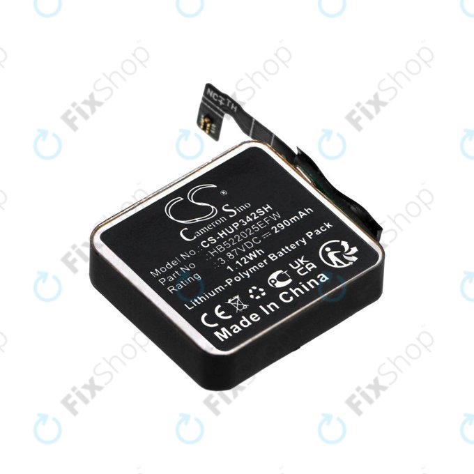 Baterie pro Huawei Watch GT3 42mm, Watch GT3 Pro 42mm, 290mAh, Li-Pol, 3.87V, HB522025EFW, HQ