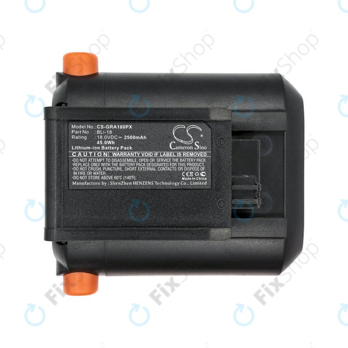 Baterie pro Gardena Accu Hedge, Accujet, Comfortcut Li-18, Easycut, Trimmer Easycut Li-18, 2500mAh, Li-Ion, 18V, BLi-18, HQ