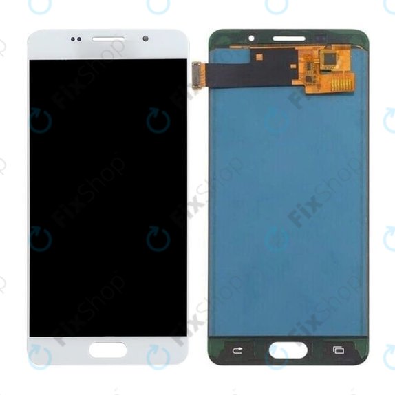Samsung Galaxy A5 A510F (2016) - LCD Displej + Dotykové Sklo (White) TFT