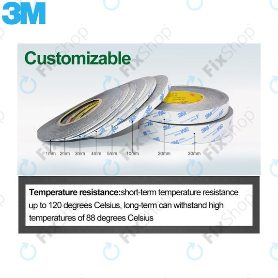 3M - Oboustranná Lepící Páska - 10mm x 50m (Transparentní)