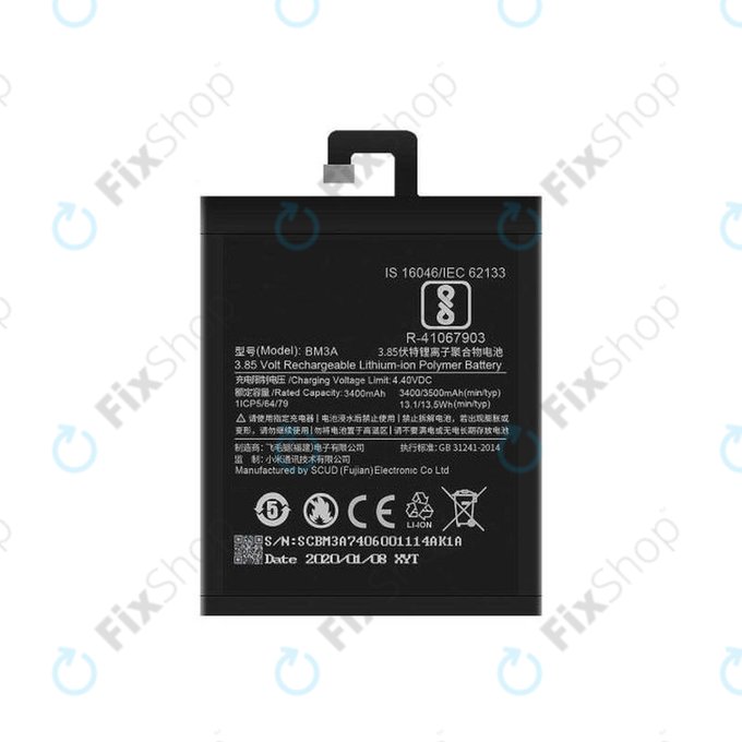 Xiaomi Mi Note 3 - Baterie BM3A 3500mAh