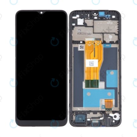 Realme C30 RMX3581 - LCD Displej + Dotykové Sklo + Rám (Lake Blue) TFT