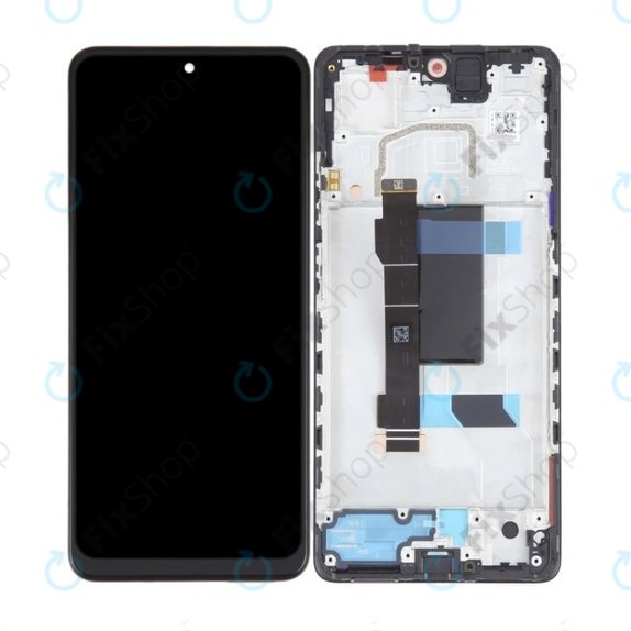 Xiaomi Redmi Note 12 Pro 5G - LCD Displej + Dotykové Sklo + Rám (Midnight Black) TFT