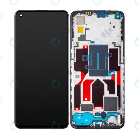 Realme GT Master 5G - LCD Displej + Dotykové Sklo + Rám (Black) - 4908139 Genuine Service Pack