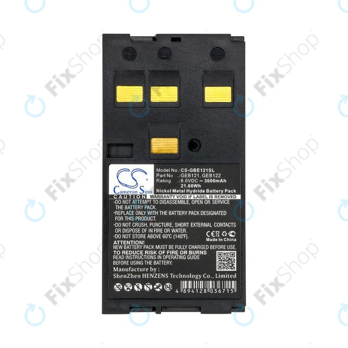 Baterie pro Leica 400, 3600mAh, Ni-MH, 6V, GEB121, HQ