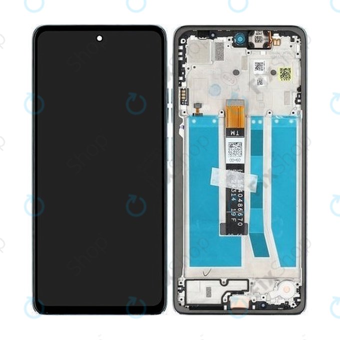 Motorola Moto G75 5G - LCD Displej + Dotykové Sklo + Rám (Succulent Green) - 5D68C29068 Genuine Service Pack