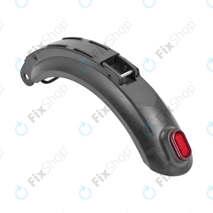 Kugoo S1, S1 Pro, S2, S3 - Zadní Blatník se Světlem a Kabelem (Black)