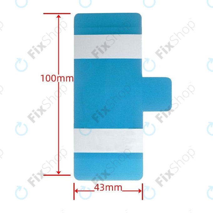 Univerzální Lepka pod Baterii Adhesive - 43 x 100mm