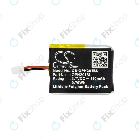 Baterie pro Opticon OPN-2000, 190mAh, Li-Pol, 3.7V, OPH201BL, HQ