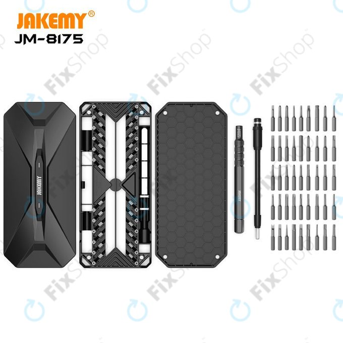 Jakemy JM-8175 - Sada Servisního Nářadí pro Servis Elektroniky 50v1