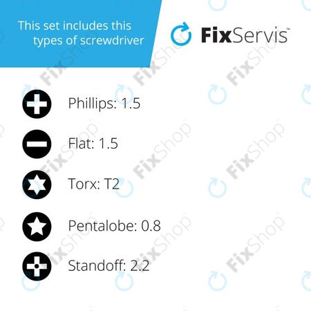 Nanch 6in1 Portable - Precizní Šroubovák z Vanádiové Oceli